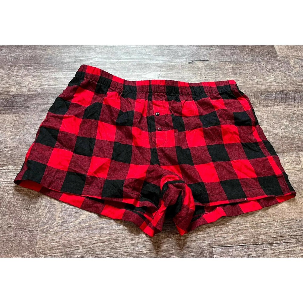 Wondershop at Target Womens Pajama Shorts Medium Buffalo Plaid M1